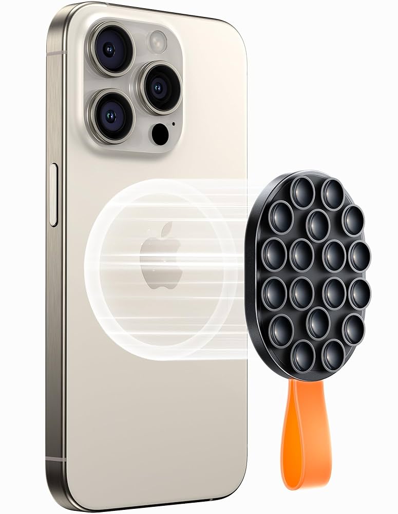 Amazon.co.jp: 【業界初の革命！吸盤式マグネットスマホスタンド
